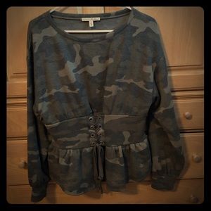 Camouflage sweatshirt